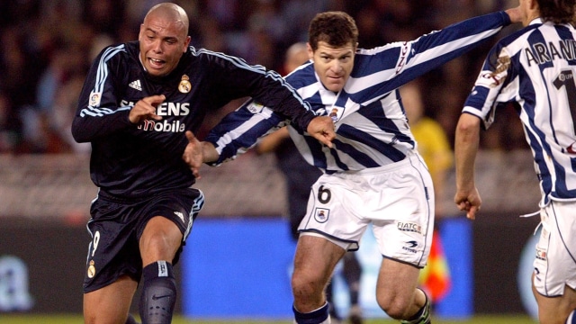 Ronaldo Nazario de Lima saat membela Real Madrid. (Foto: Rafa RIVAS / AFP)