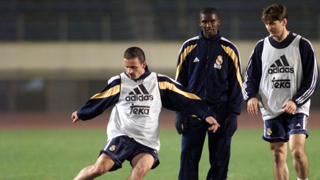 Samuel Eto'o ketika berseragam Real Madrid. (Foto: kazuhiro NOGI / AFP)