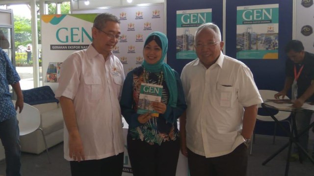 KADIN Prakarsai Gerakan Ekspor Nasional (GEN) di ICE BSD Tangerang, Banten, Kamis (25/10). (Foto: Nurul Nur Azizah/kumparan)