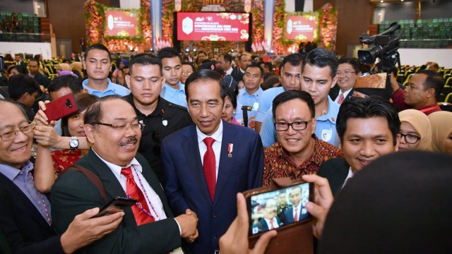 Jokowi di Muktamar ke-30 IDI di Samarinda, Kalimantan Timur (Foto: Dok. Biro Pers Setpres)