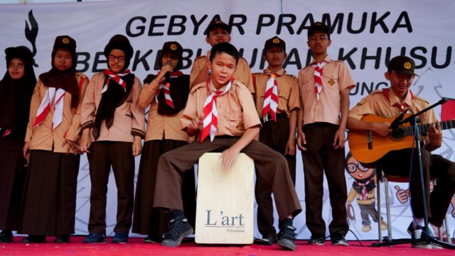 Melihat Kemandirian Murid Difabel dalam Gebyar Pramuka Berkebutuhan Khusus