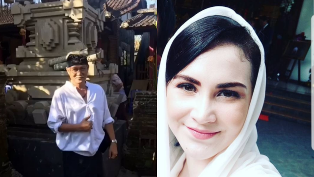 Arumi Bachsin dan Ayahnya, Aries Aliruddin Bachsin. (Foto: Instagram @arumi_arumi_94.)