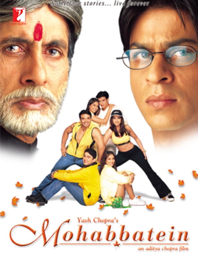 Poster film Mohabbatein. (Foto: IMDB)