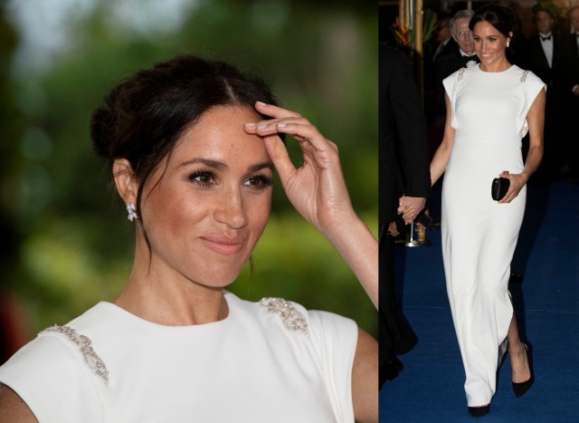 Gaya Meghan Markle minggu ini saatv mengunjungi Fiji dan Tonga (Foto: Paul Edwards/Pool via REUTERS)