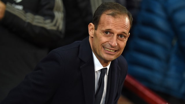 Pelatih Juventus, Max Allegri. (Foto: AFP/Oli Scarff)