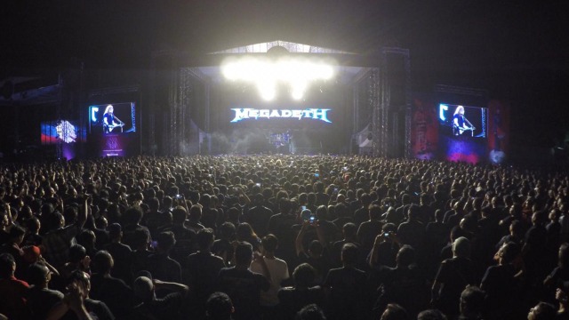 Megadeth di Jogjarockarta II (Foto: Dok. Rajawali Indonesia Communications)