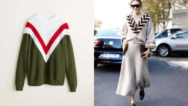 Rekomendasi Knitwear 2: MANGO (Foto: MANGO dan IG @oliviapalermo)
