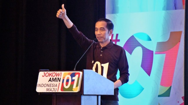 Jokowi di Rakornas TKN (Foto: Istimewa)