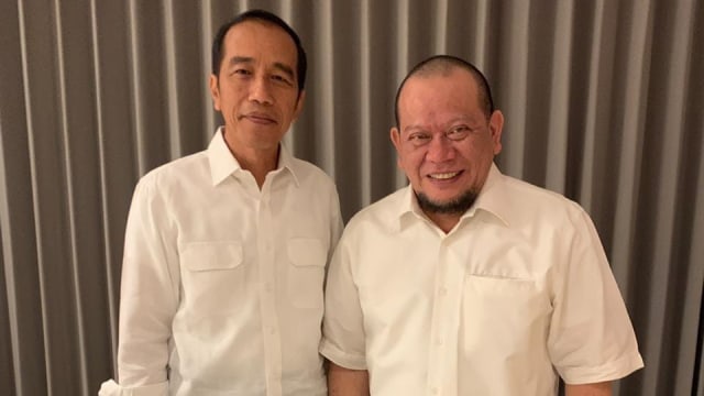 Jokowi dan La Nyalla. (Foto: Dok. Istimewa)