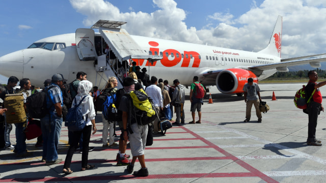Pesawat Lion Air. (Foto: AFP/Adek Berry)
