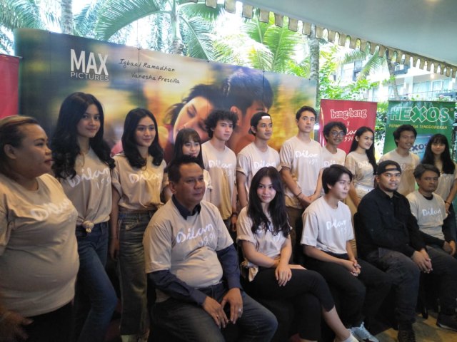 Jumpa pers film 'Dilan 1991' (Foto: Regina Kunthi Rosary/kumparan)