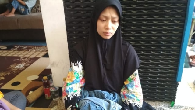 Lutfiana Eka Putri, istri Deryl Fida Febrianto, korban Lion Air JT-610. (Foto: Phaksy Sukowati/kumparan)