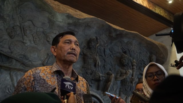 Penutupan Our Ocean Conference 2018 oleh Menko Maritim Luhut Binsar Panjaitan, Nusa Dua Bali, (30/10/2018). (Foto: Abil Achmad Akbar/kumparan)