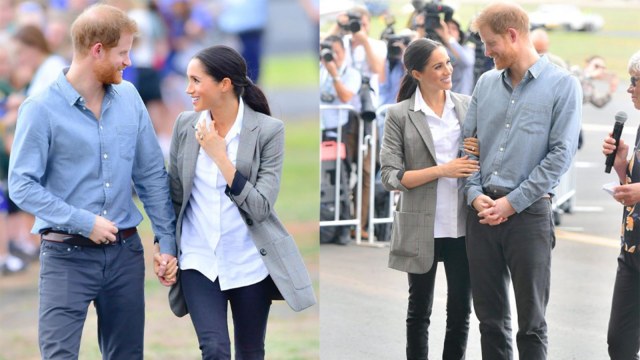 Potret Kemesraan Pangeran Harry dan Meghan Markle (Foto: Instagram @harry_meghan_updates dan @hrhmeghanandharry)