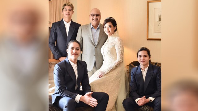 Foto Keluarga Maia Estianty (Foto: Instagram @maiaestiantyreal)