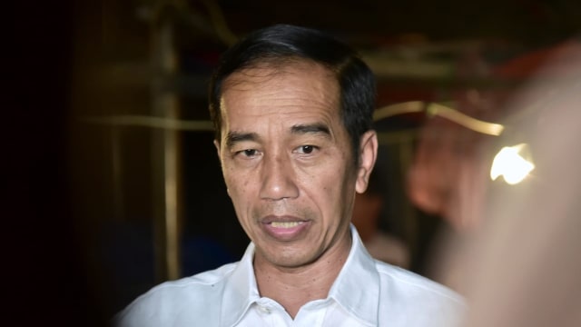 Presiden Jokowi blusukan ke Pasar Lawang Suryakancana, Bogor. (Foto: Dok.Biro Setpres)