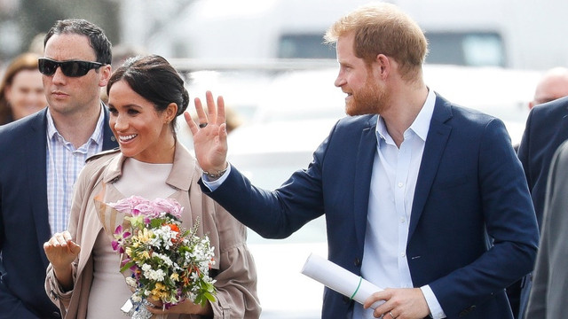Meghan Markle dan Pangeran Harry saat mengunjungi Auckland, Selandia Baru. (Foto: Chris Jackson/Pool via REUTERS)