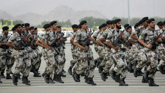 Illustrasi tentara Saudi Arabia. (Foto: AFP PHOTO / Behrouz Mehri)
