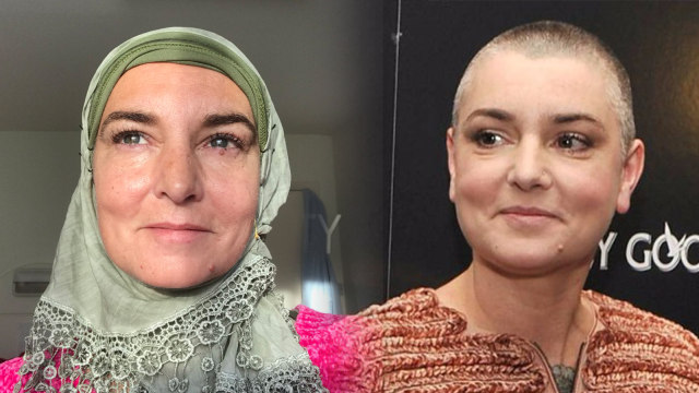 Sinead O'Connor. (Foto: Twitter/@MagdaDavitt77 dan Getty Images)