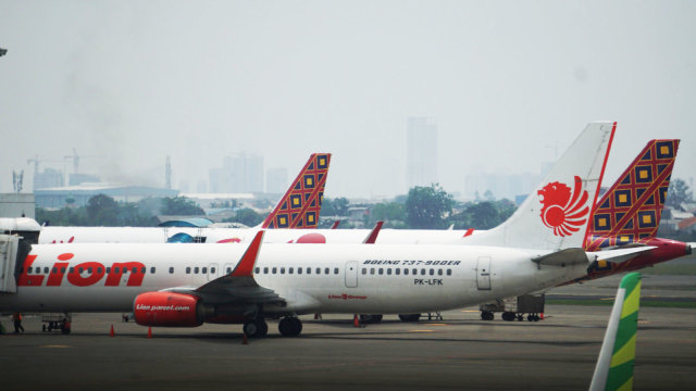 Pesawat Lion Air. Foto: Abil Achmad Akbar/kumparan
