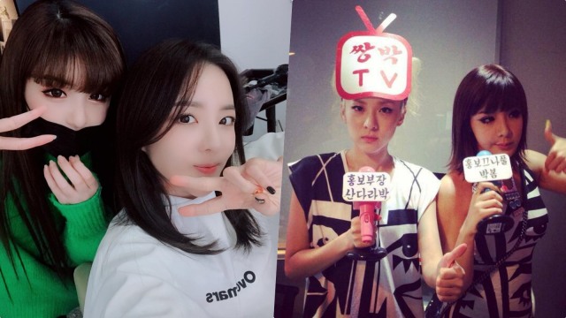 Sandara Park dan Park Bom (Foto: Berbagai sumber)