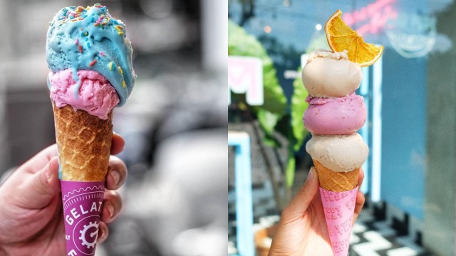 Gelato Paling Instagramable di Bali. (Foto: Instagram/@gelatofactorybali, @madpopsbali)