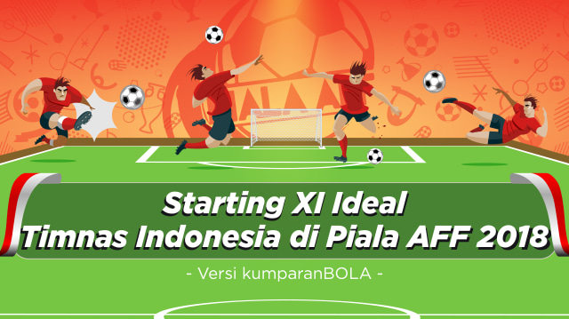 Starting XI Ideal Timnas Indonesia di Piala AFF 2018 versi kumparanBOLA. (Foto: kumparan/Basith.S)