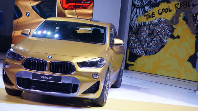 Peluncuran First-Ever BMW X2 di Thamrin Nine Ballroom, Jakarta, Rabu (31/10/2018). (Foto: Jamal Ramadhan/kumparan)