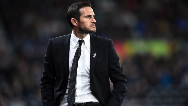 Frank Lampard memimpin Derby County di laga melawan Norwich City. (Foto: Getty Images/Nathan Stirk)