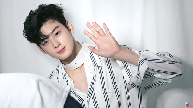 Cha Eun Woo Astro (Foto: Twitter @fantagiogroup)