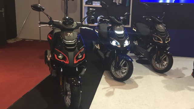 Peluncuran Peugeot Speedfight 125 di IMOS 2018  (Foto: Aditya Pratama Niagara/kumparanOTO)