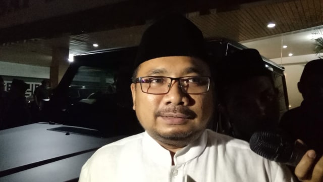 Yaqut Cholil Qoumas di Gedung PP Muhammadiyah. Foto: Kevin Kurnianto/kumparan