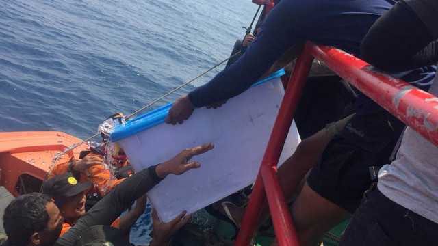 Diduga black box pesawat Lion Air JT 610 (Foto: Soejono Saragih/kumparan)