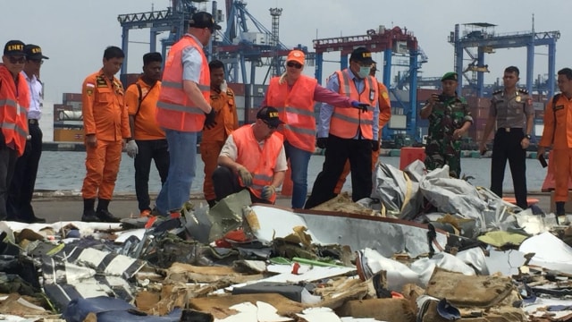 4 anggota dari Perusahaan Boeing 737 MAX hadir di JICT, diskusi dengan KNKT. (Foto: Fachrul/kumparan)