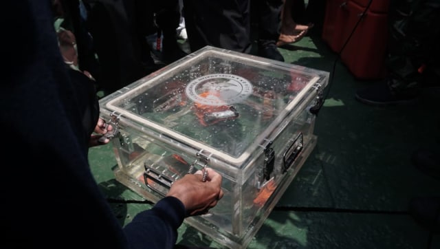 Kondisi Black Box yang ditemukan. (Foto: Iqbal Firdaus/kumparan)