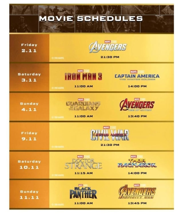 Di Marvel Studios: The First Ten Years Movie Marathon, Kalian Bisa Nonton 10 Film Marvel! (2)