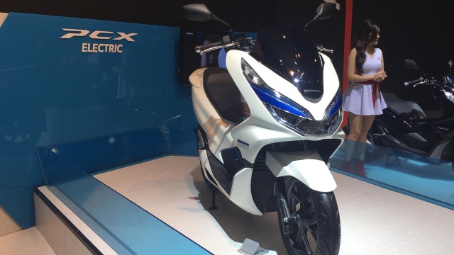 Honda PCX listrik di IMOS 2018 Foto: Aditya Pratama Niagara/kumparanOTO