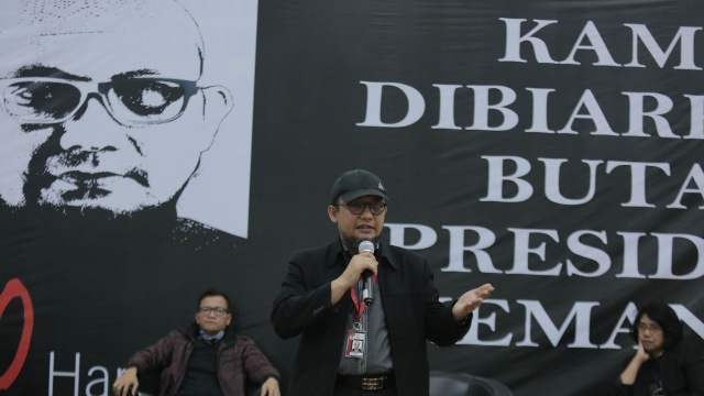 Peringatan 500n Hari Kasua Novel Baswedan (Foto: ANTARA FOTO/Reno Esnir)