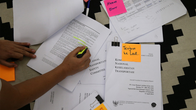Membedah laporan investigasi KNKT terkait 10 kecelakaan pesawat Lion Air. (Foto: Aditia Noviansyah/kumparan)