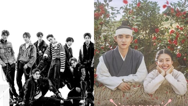 Komentar EXO soal adegan ciuman D.O. (Foto: Berbagai sumber.)