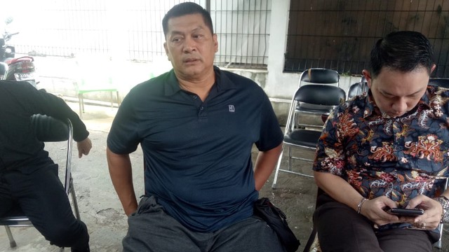 Donny Kesuma di rumah duka George Taka Foto: Ainul Qalbi/kumparan