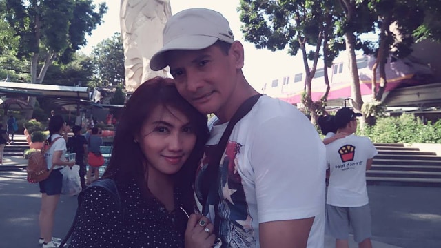 George Taka dan istri. (Foto: Instagram/@destytaka)