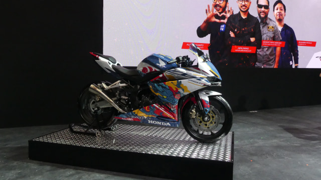 Pemenang Honda CBR250RR Modif Challenge Foto: Alfons Yoshio/kumparan