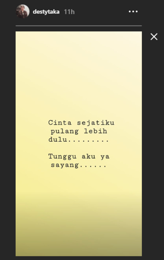 Ungkapan Haru Istri George Taka Melepas Kepergian Suami Tercinta (1)