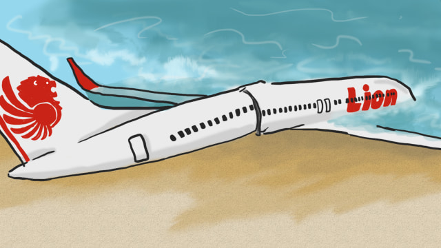 Ilustrasi membedah kecelakaan Lion Air. (Foto: Nunki Lasmaria Pangaribuan/kumparan)