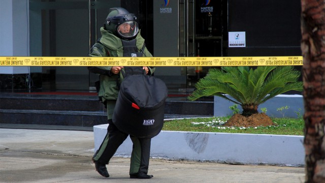 Ilustrasi Anggota Gegana. Foto: ANTARA FOTO/Akbar Tado