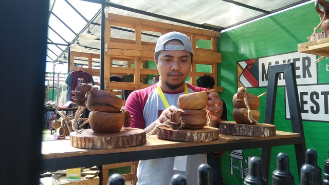 Brushcraft, produk handmade yang dibuat dari olahan mebel. (Foto: Dok. Kanal Bali)