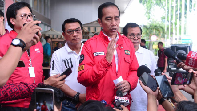 Presiden Joko Widodo di Indonesia Motorcycle Show (IMOS) 2018. (Foto: Intan/Biro Pers Setpres)