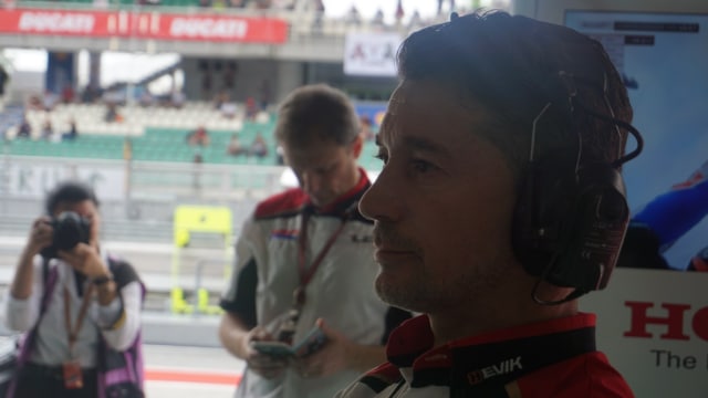 Pemilik LCR Honda, Lucio Cecchinello. (Foto: Anju Christian Silaban/kumparan)