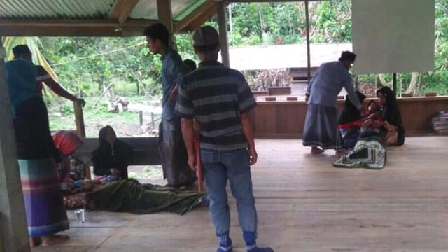 Korban kawanan gajah liar yang memasuki perkampungan Desa Leupu, Kecamatan Geumpang, Kabupaten Pidie, Aceh. (Foto: Dok. Istimewa)